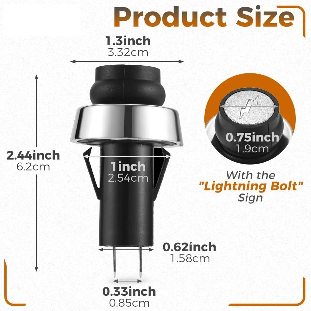 1 قطعة 66220 الشاعل مفتاح بـزر دفع متوافق مع ويبر سبيريت E/S-210 220 310 315 320 330 شوايات الغاز #2