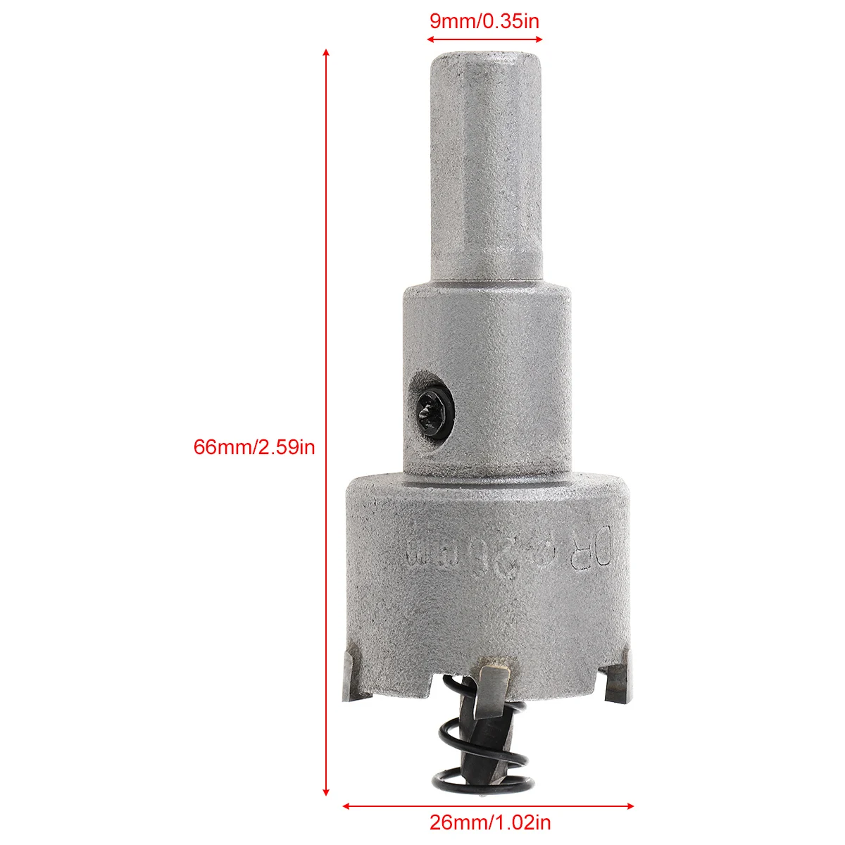 1 pz 26MM testa di taglio in metallo duro utile HSS trapano Set foro per taglierina in lega di metallo in acciaio inossidabile per perforazioni metalliche