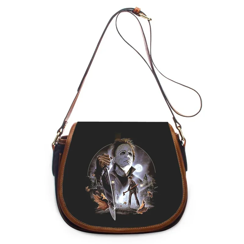 Sac à bandoulière imprimé 3D Michael Myers pour femmes, sacs à main de luxe, sacs à fermeture éclair, sac initié, nouvelle mode