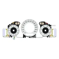 Diesel Counter Dial Gauge Face with EL Cold Light for Mercedes W209 W219 W211 Instrument OVERLAY 260KM/H