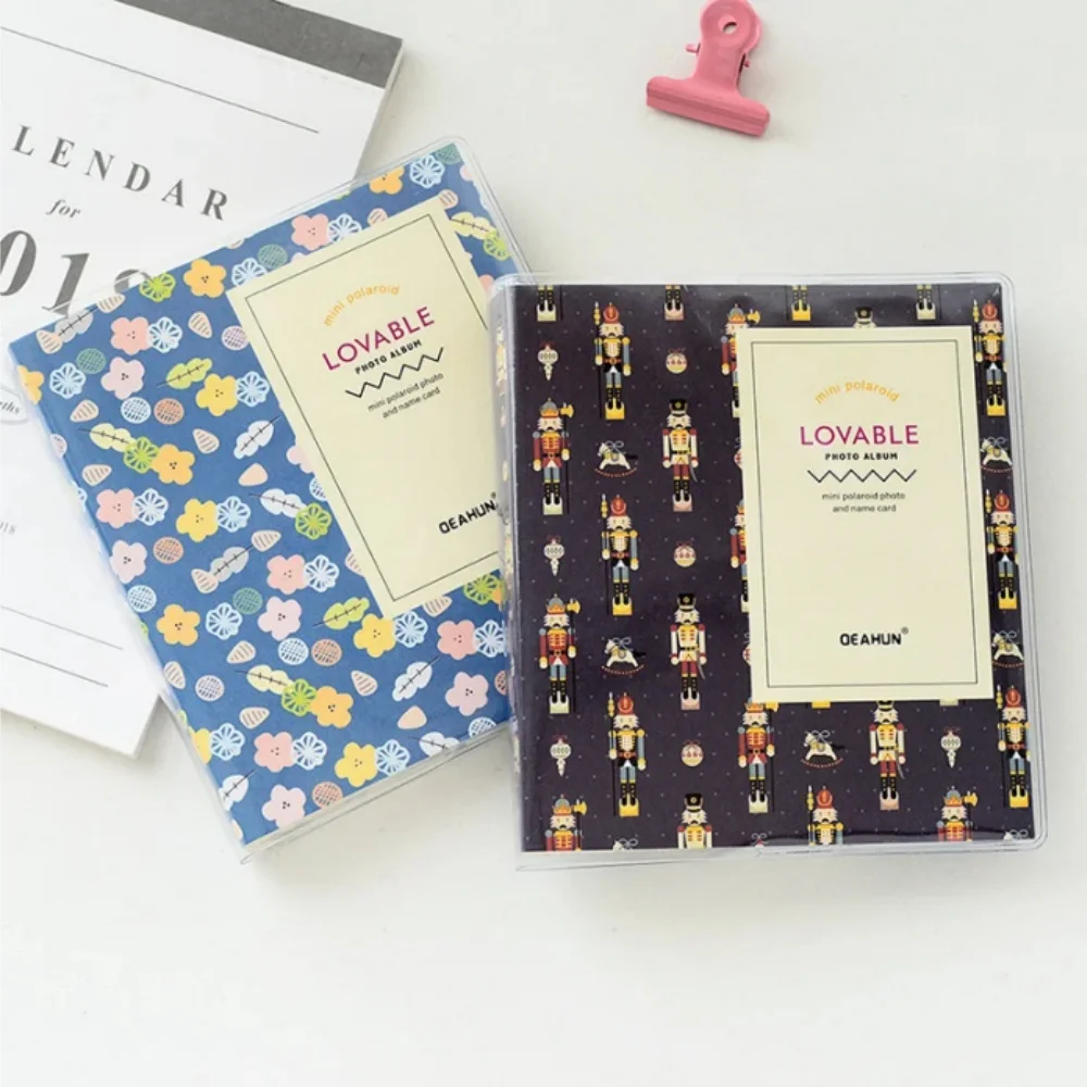 Mini Photo Album การ์ตูน Instax Polaroid รูปภาพอัลบั้ม Star Storage Book KPOP สําหรับ Fujifilm Instax Mini ฟิล์ม 7s 8 25 50s 90 instax