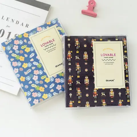 미니 사진 앨범 만화 Instax 폴라로이드 사진 앨범 Fujifilm Instax Mini Film 7s 8 25 50s 90 instax 용 스타 스토리지 북 KPOP