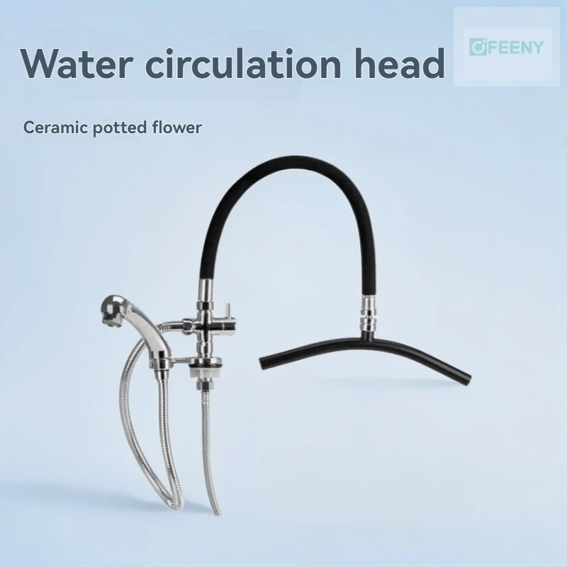 Hair Wash Bed Basin Water Circulation Device with Shower Head Sprinkler Pipe