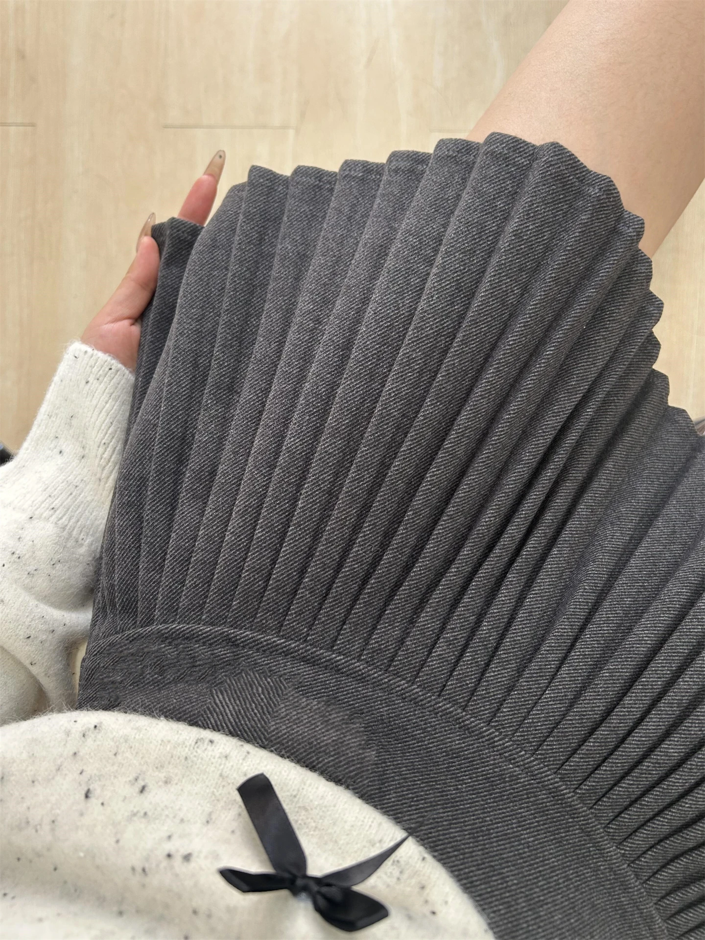 

Шерстяная клетчатая юбка А-силуэта с высокой талией, весна-осень, новая коллекция, в студенческом стиле, короткая юбка, прикрывающая бедра, для женщин