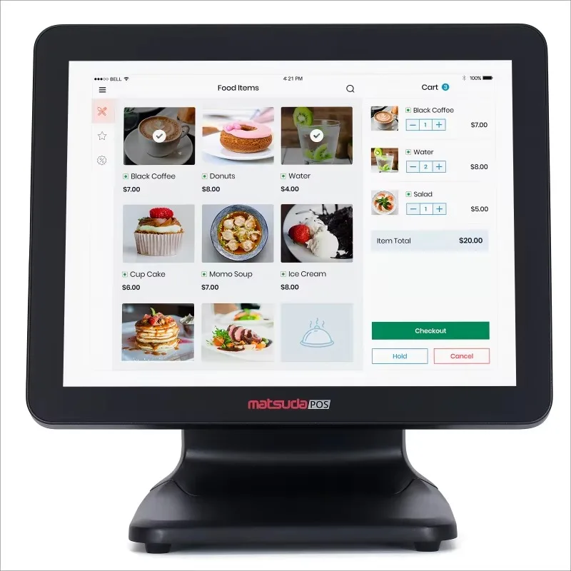 2026 Windows Cash Register POS 1024*768 4:3 15inch Display Screen POS Payment Terminal