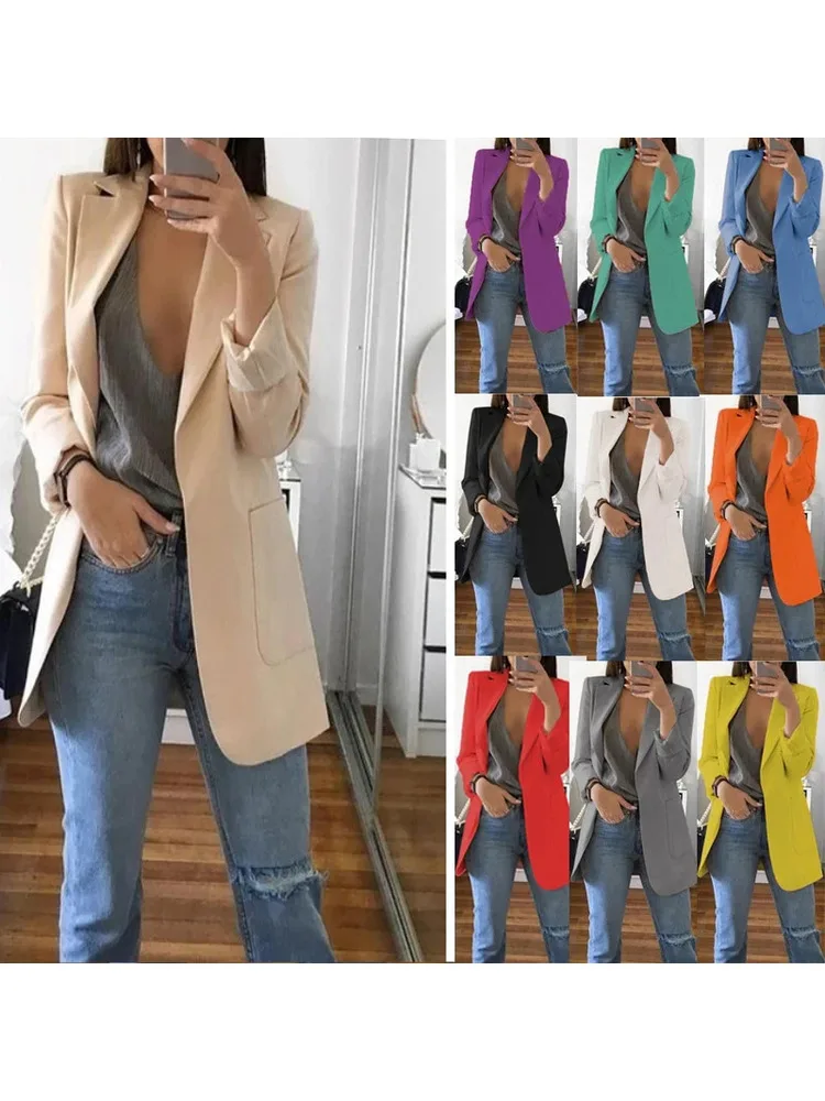 Cardigan décontracté à col polo pour femme, coupe ajustée, style européen et américain, printemps-automne, manteau élégant 2026