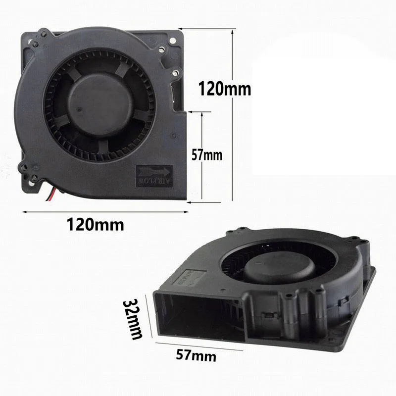 Neue 12cm 5V USB Gebläse 120*32mm 12032 Doppel Kugellager Hohe Luftvolumen Turbo Kühlung fan