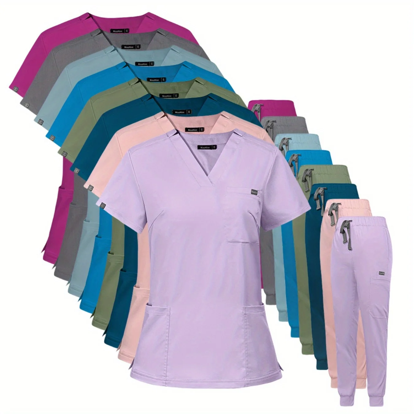 

Fashionable Uniform Designs Women Scrubs Sets Spa Uniform Women Uniforms Scrubs 2 Pieces
