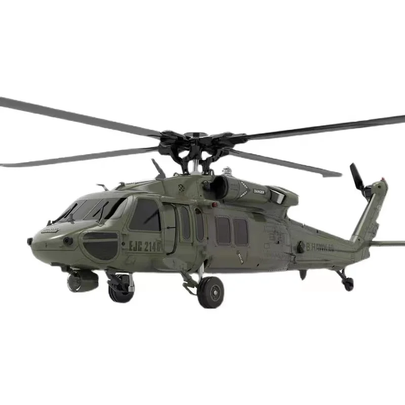 F09 UH60 بلاك هوك RC نموذج الطيران 6-محور الدوران 6CH المزدوج فرش السيارات Rtf لعبة التحكم عن بعد