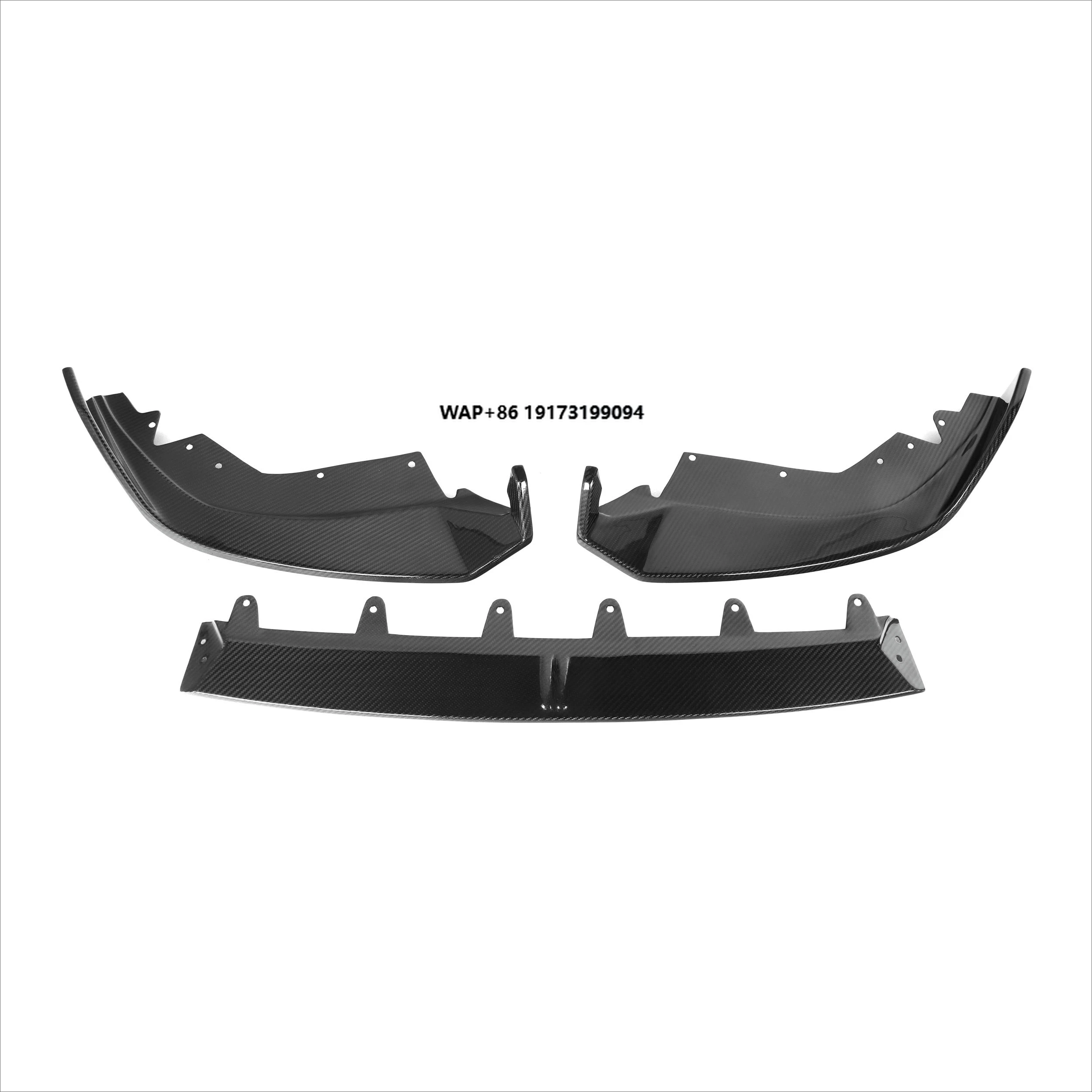 

AO Style Dry Carbon Fiber Front Bumper Lip Spliter for 3 Series G20 LCI Sline 2023+ Front Spoiler Lip Car Auto Parts