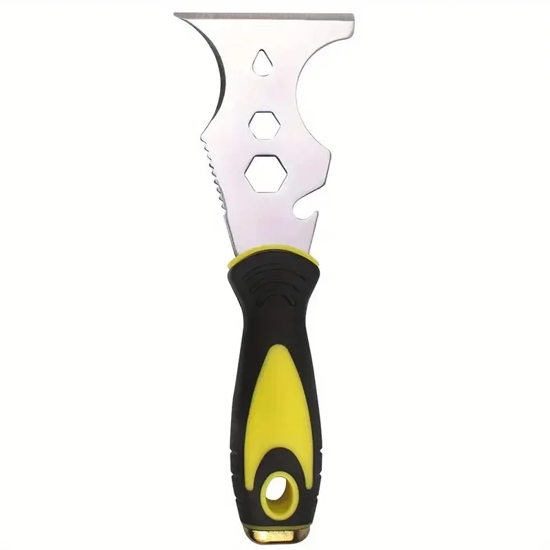 Stainless Steel Multi Function Putty Knife 15 In 1 Paint Scraper Construction Tool For Wallpaper Removal Can Opener Home DIY