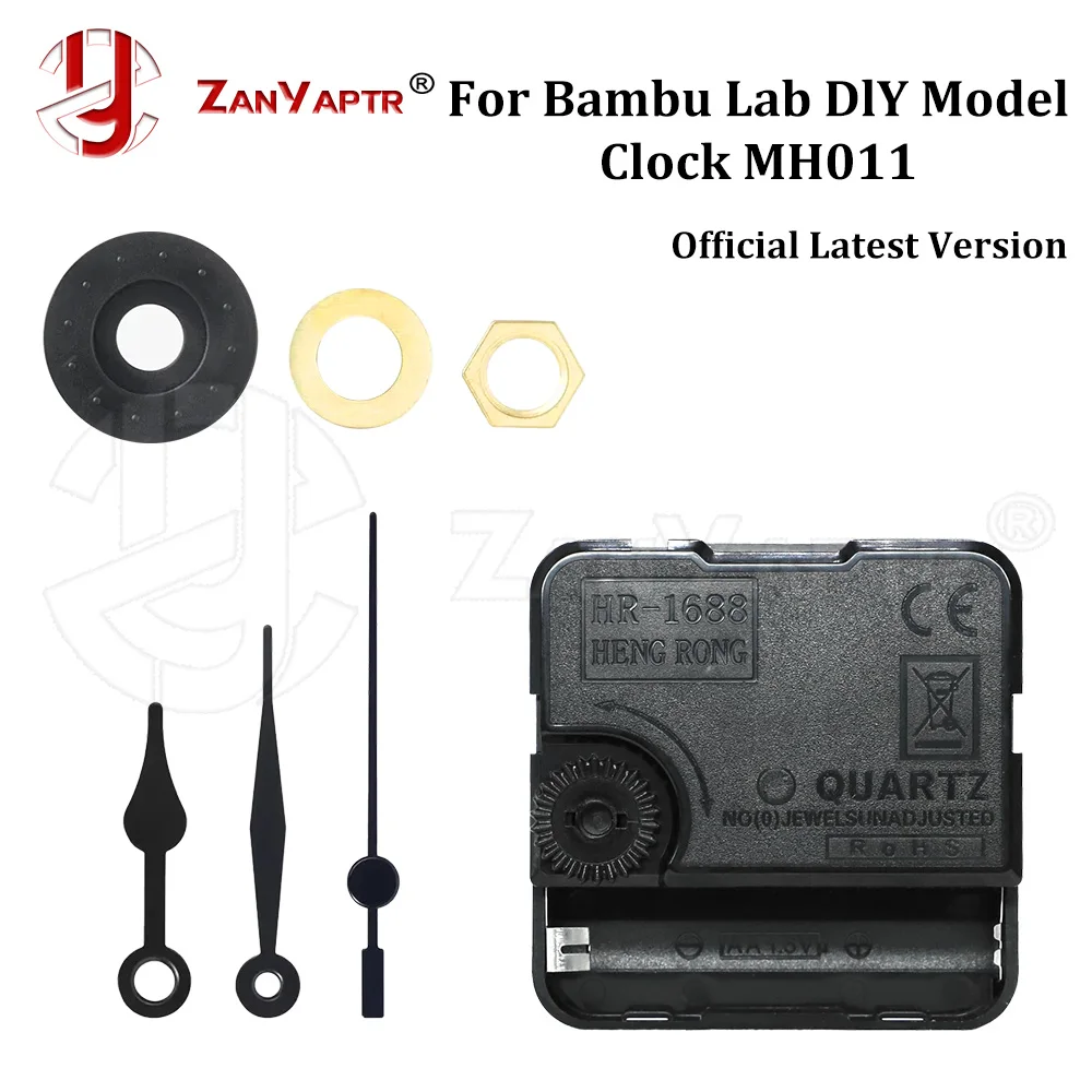 For Bambu Lab Clock MH011 Maker's Supply Model Hardware Clock Components Kit 011 Bambulab 3D Printing Creative Models