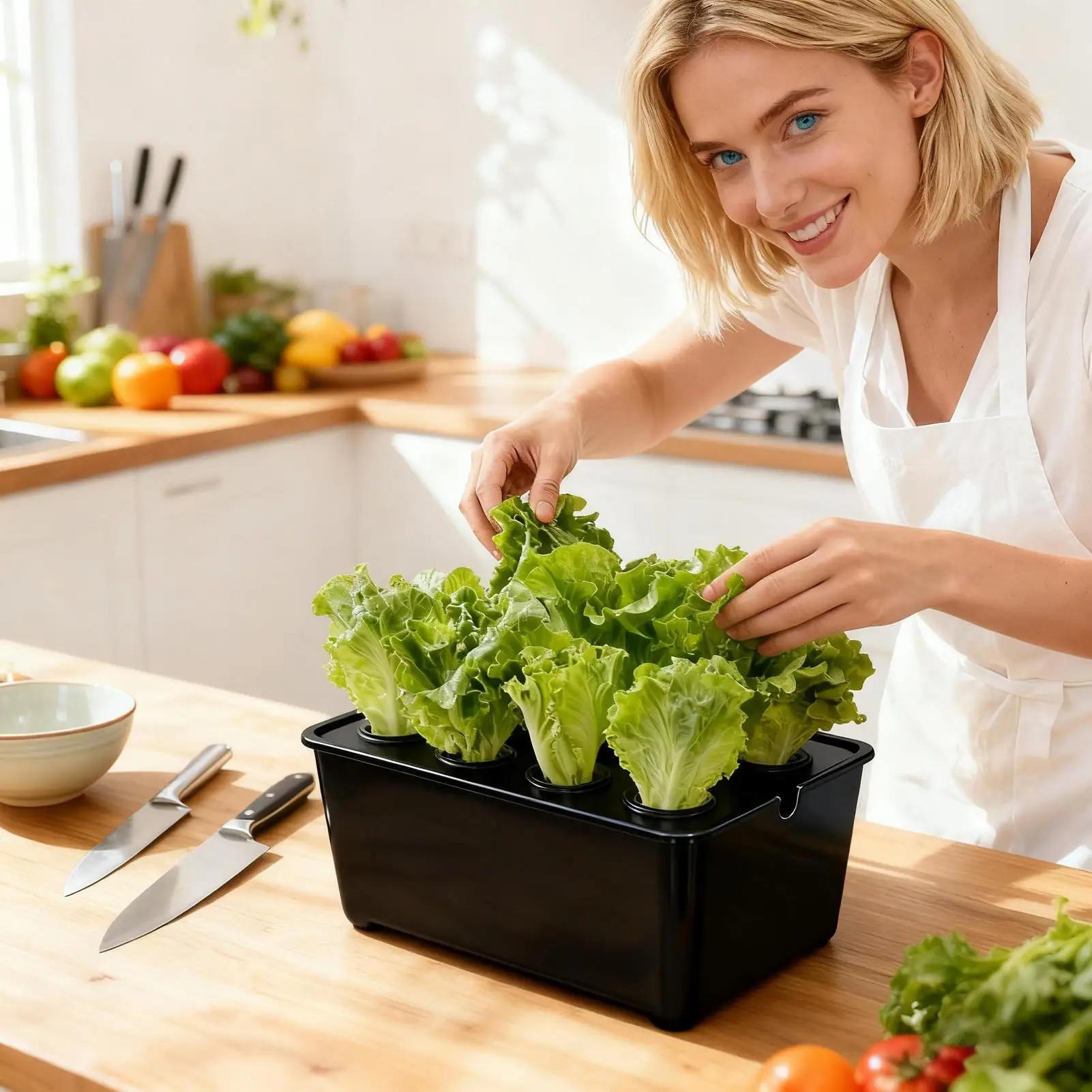 

Hydroponic Planting Kit Complete Set Household Gardening Indoor Hydroponics Planting Seedling Kit For Lettuce Flowers Balcony