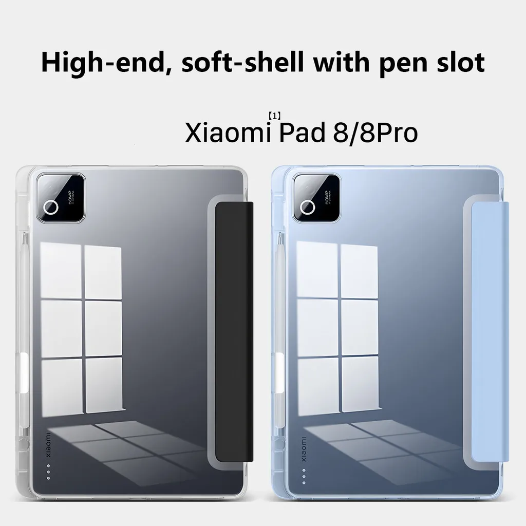 

Transprent TPU Case For Xiaomi Pad 8 8Pro 11.2 inch 2025 7 7Pro 5 5Pro 6 6Pro 11inch 2024 Redmi Pad 2 11 SE 11 8.7 With Pen Slot