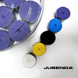 10 Uds. Empuñaduras antideslizantes para raqueta de tenis, empuñaduras originales JUSENDA para tenis, empuñaduras de bádminton de sensación seca de PU, tenis, Squash, Traini