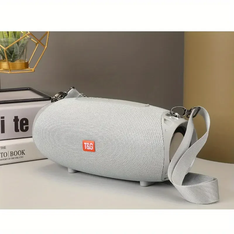 TG534 Tragbarer kabelloser Stereolautsprecher mit zwei Lautsprechern, TWS-Stereo-Freisprechanruf/FM/TF-Karte/U-Disk, zum Anschließen von Mobiltelefonen/Ta – Detail 7
