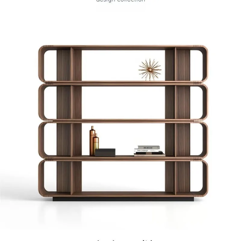 Floor rack, living room household partition display storage display cabinet