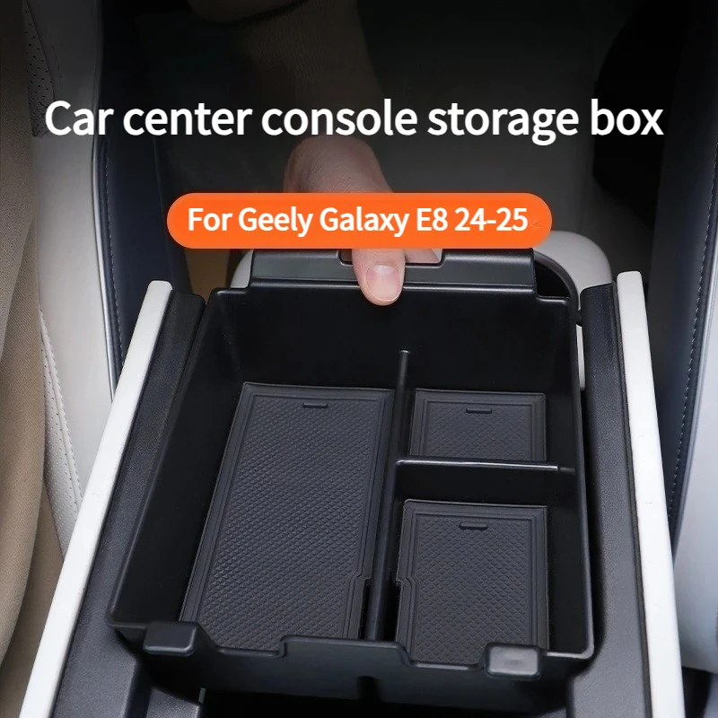 

For Geely Galaxy E8 2024-2025 Car Armrest Box Storage Box Storage Modification Accessories Organizer Box Accessory