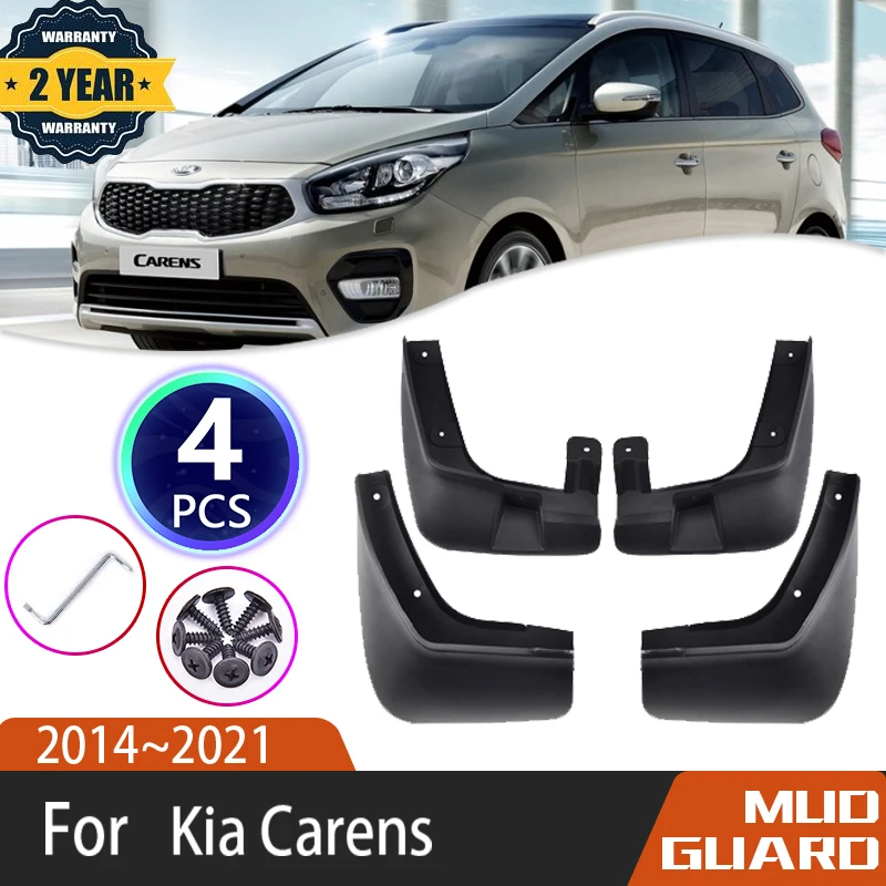 

4 PCS Car Mudguards For Kia Carens Accessories Kia Rondo EX RP 2014~2021 Car Splash Flap Wheel Mud Guard Mud Flaps Accessories