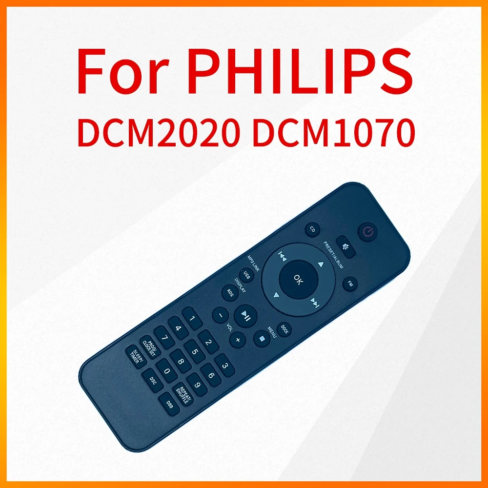 

Original New Remote Control Suitable For Philips CD Micro Audio DCM2020 DCM1070 DCM2055 DCM2050 DCM3050 DCM3060