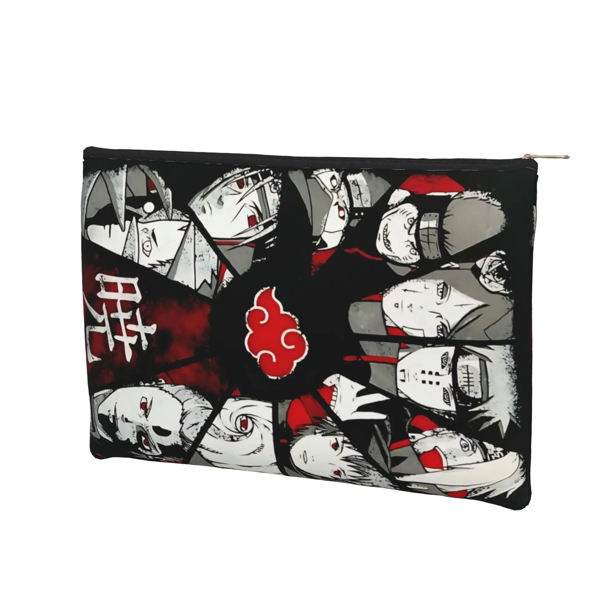 anime Foldable Cute pouch Naruto anime comic Makeup Bag  Toiletry Bag with Zipper Toiletry Organizer