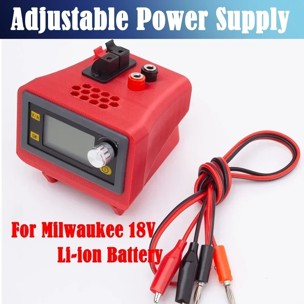 CNC Portable DC Voltage Stable Regulated Switching Power Supply Adjustable For Milwaukee 18V Lithium Battery(NO Battery)