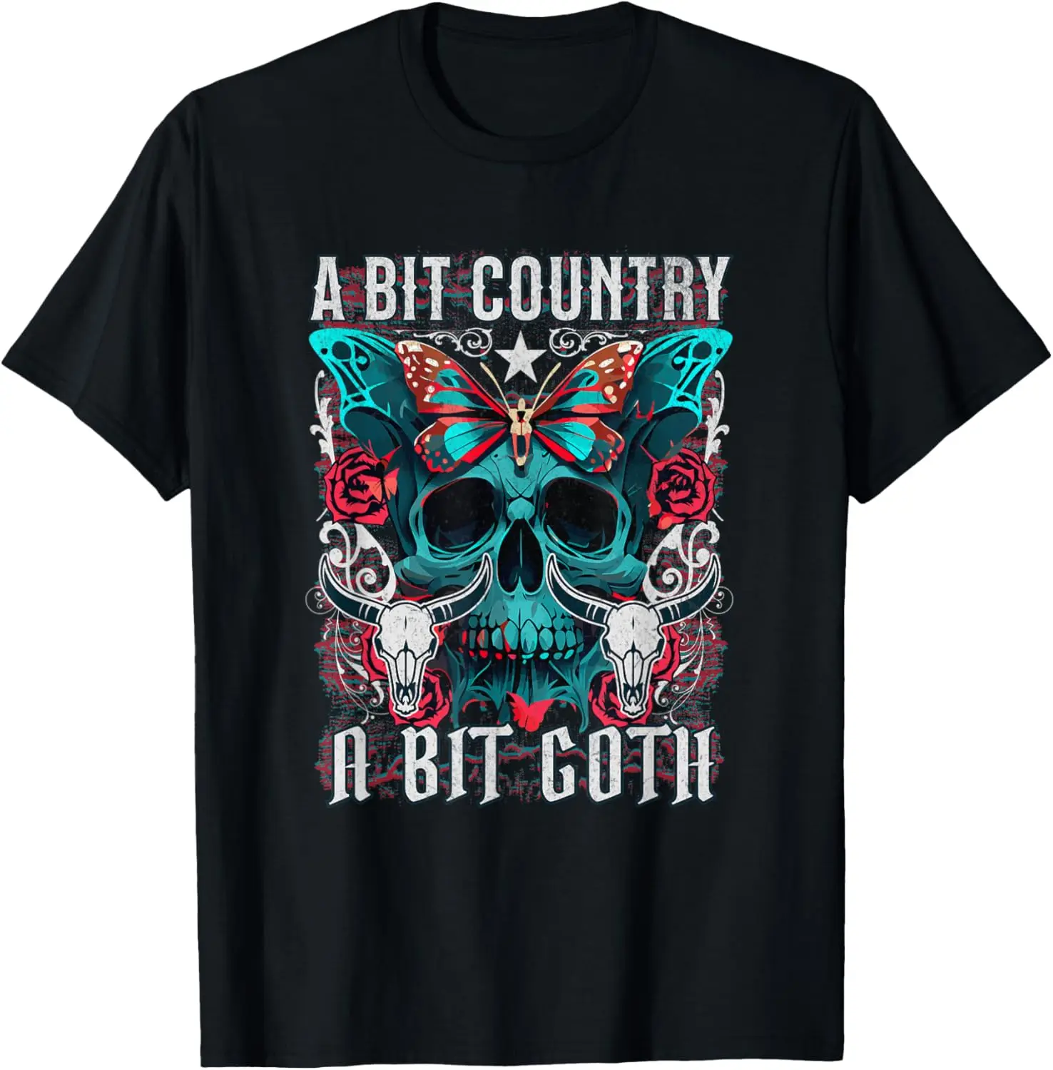 Western Goth Girl Alt-Country Subculture Emo Gothic T-Shirt