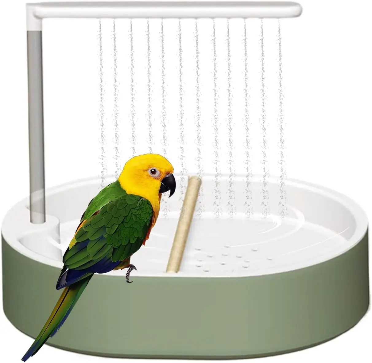 Adjustable Hydration Bird Shower Features 26 Hole Control System Providing Precise Output To Suit