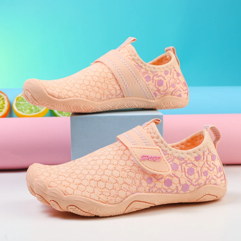 

New Children Barefoot Aqua Shoes Kids Drainage Beach Swim Sandals Quick-Dry Boating Diving Fishing Surfing Sports Wading Sneaker