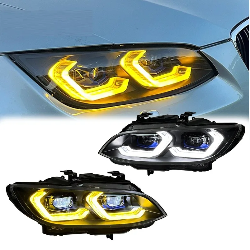 

Лазерные фары для BMW 3 серии M3 E92 E93 2006-2010: Новые модернизированные фары 335I с желтыми и белыми ДХО