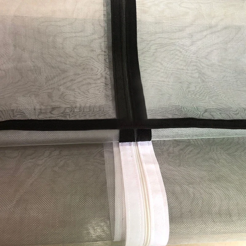 pgraded zipper mesh window screen anti-mosquito anti-bird anti-cat magic self-adhesive screen mosquito nets for window