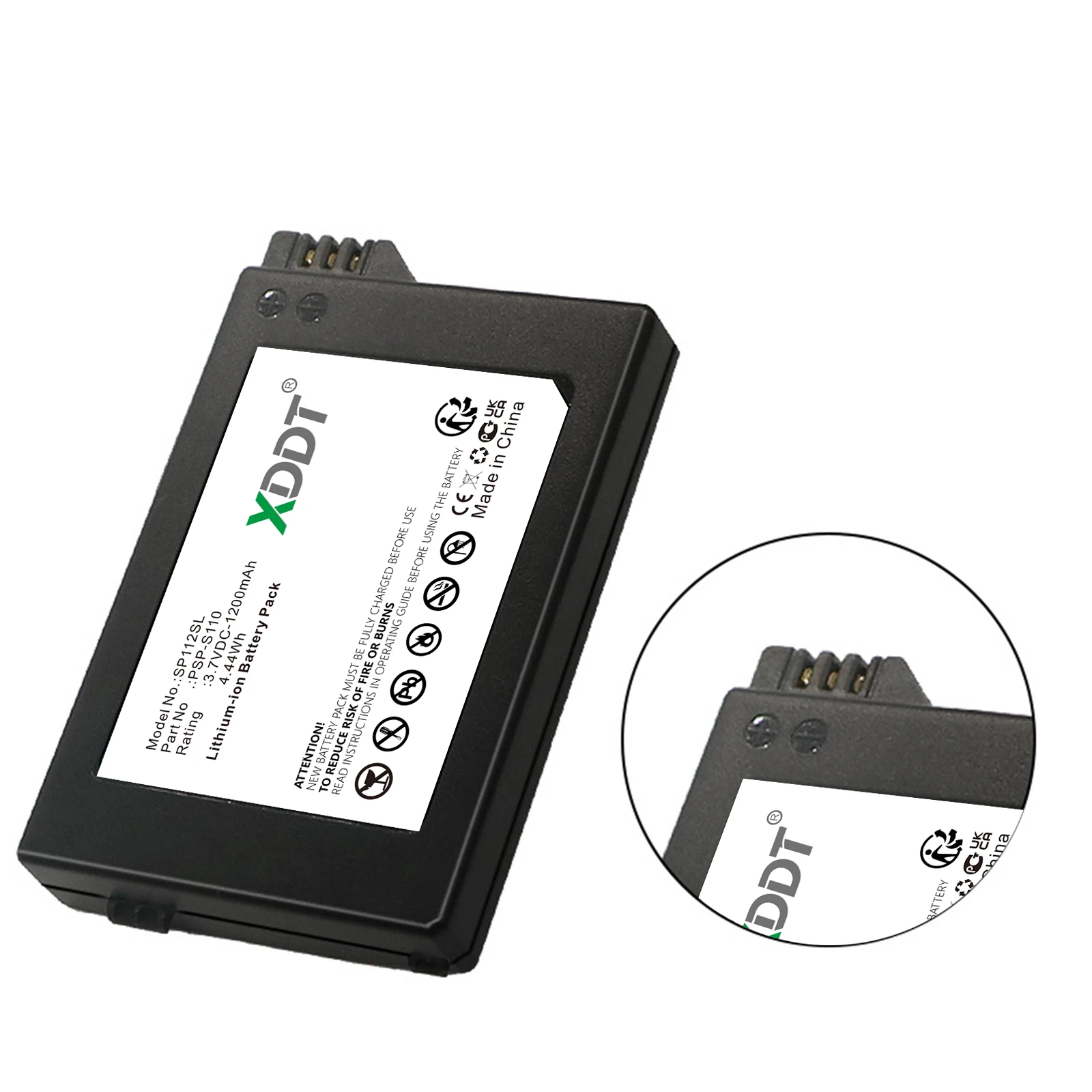 3.6V 1200mAh For SONY Rechargeable Lithium Battery For PSP2000 PSP3000 PSP 1000 2000 3000 PSP-S110 PlayStation Portable Gamepad