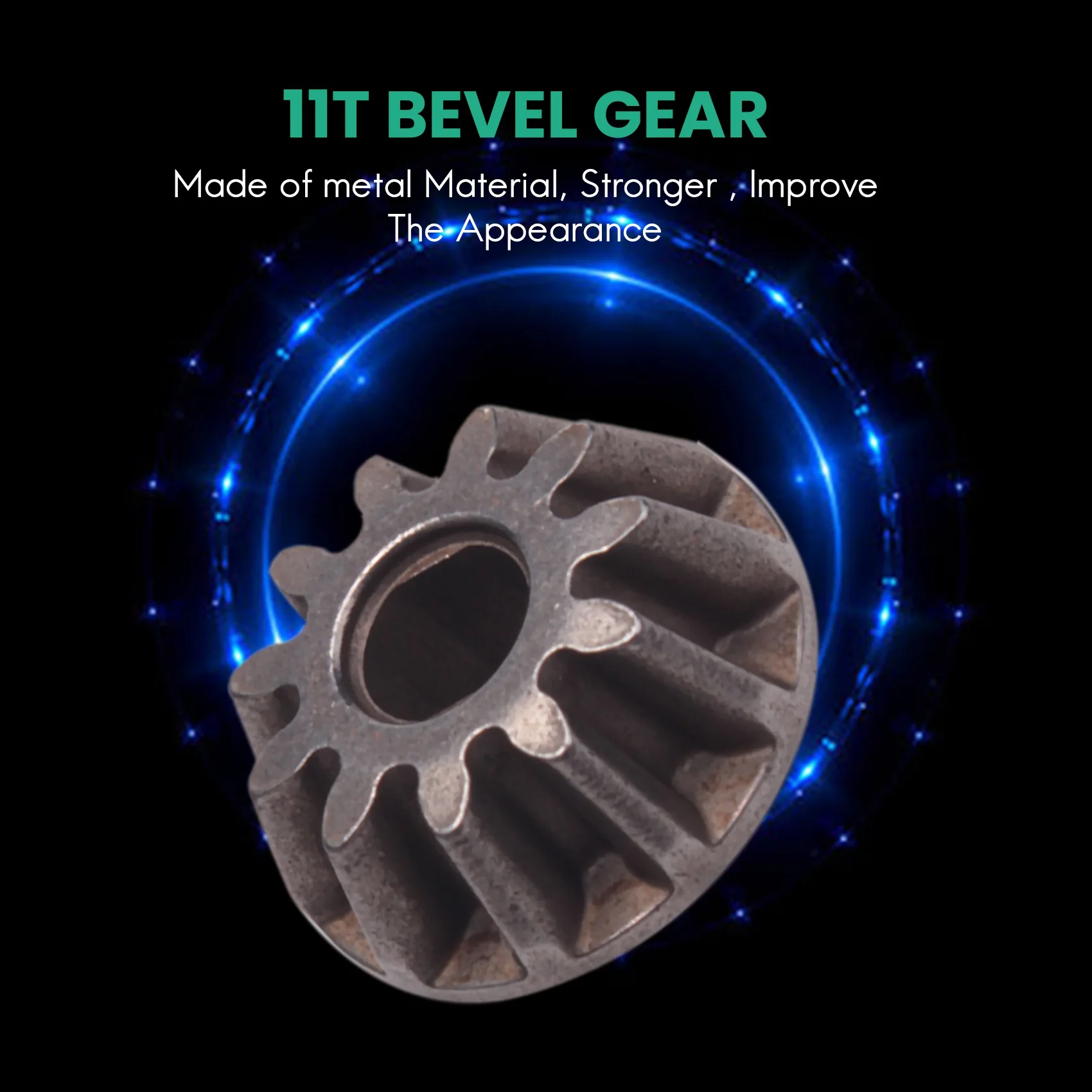 2 ชิ้น 11 ครั้งเกียร์เอียง EA1038 สําหรับ JLB Racing CHEETAH 1/10 Brushless RC รถอะไหล่อุปกรณ์เสริม