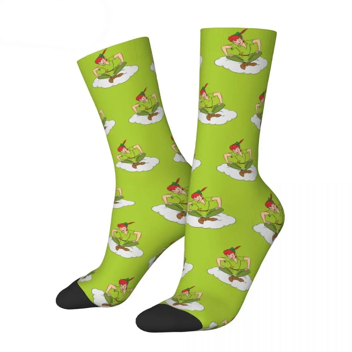 New Men's Socks Casual Peter Pan Cartoon Sock New Skateboard Women Socks Spring Summer Autumn Winter