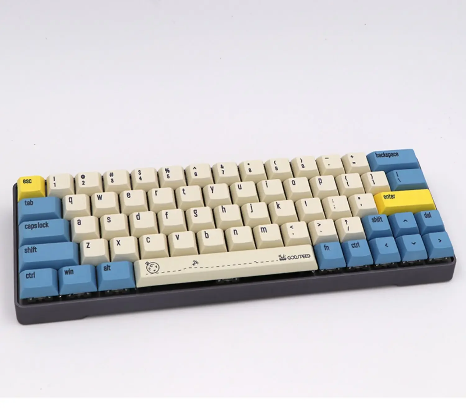 Keycaps PBT Material DSA Highly Sublimated wooting Keycaps Customized Mechanical Keyboard 64 Keys