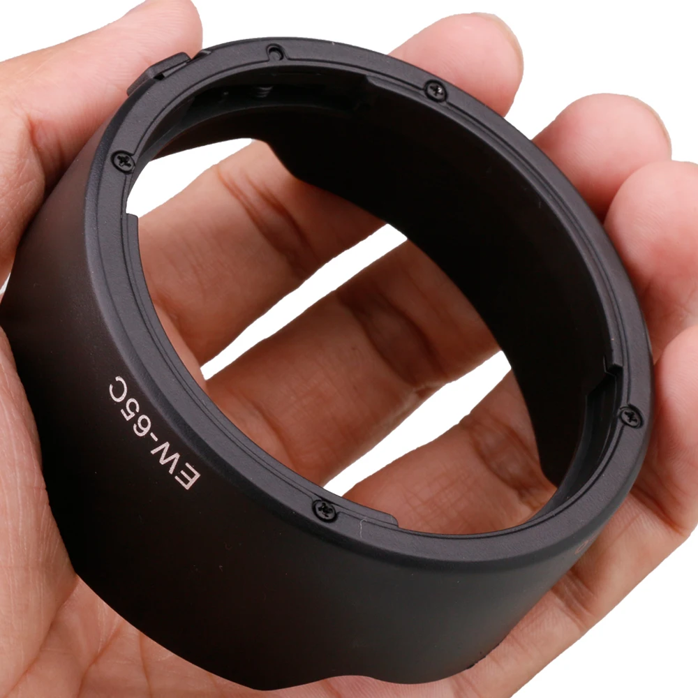 EW65C Lens Hood for Canon RF 16mm F2.8 STM Lens on for EOS R5 II R6 II R8 R1 R3 RP R Camera Reversible Lens Shade Replace EW-65C