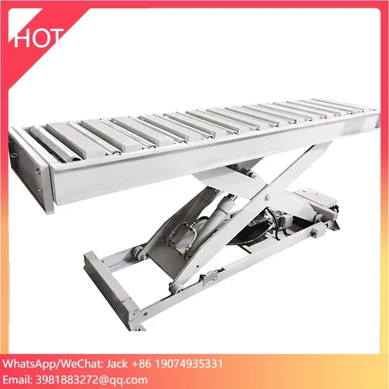 1000kg Pneumatic Scissor Lifting Table For Sofa Production Use