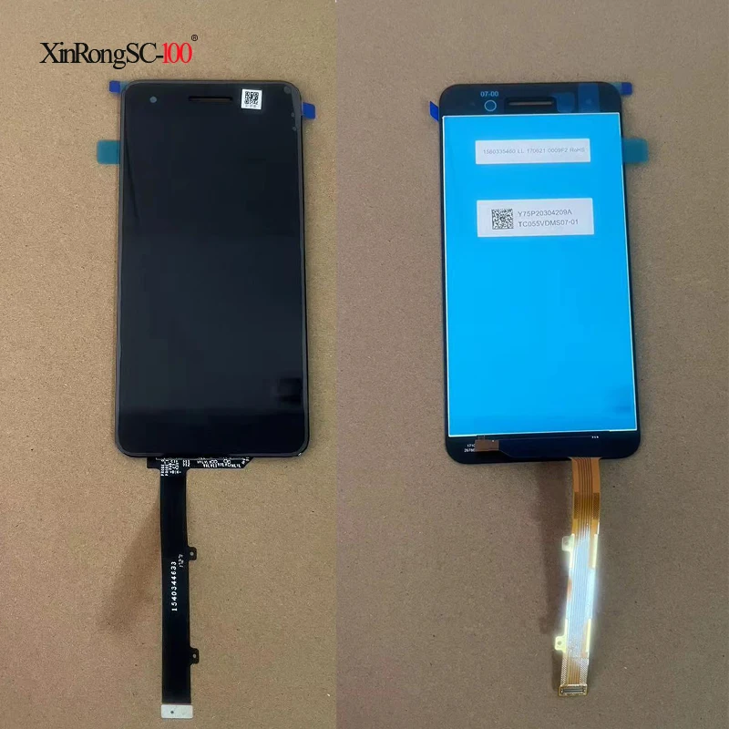 5.5'' For Vodafone Smart V8 VFD710 VFD 710 LCD Display Touch Screen Phone Digitizer Assembly With Frame High Quality