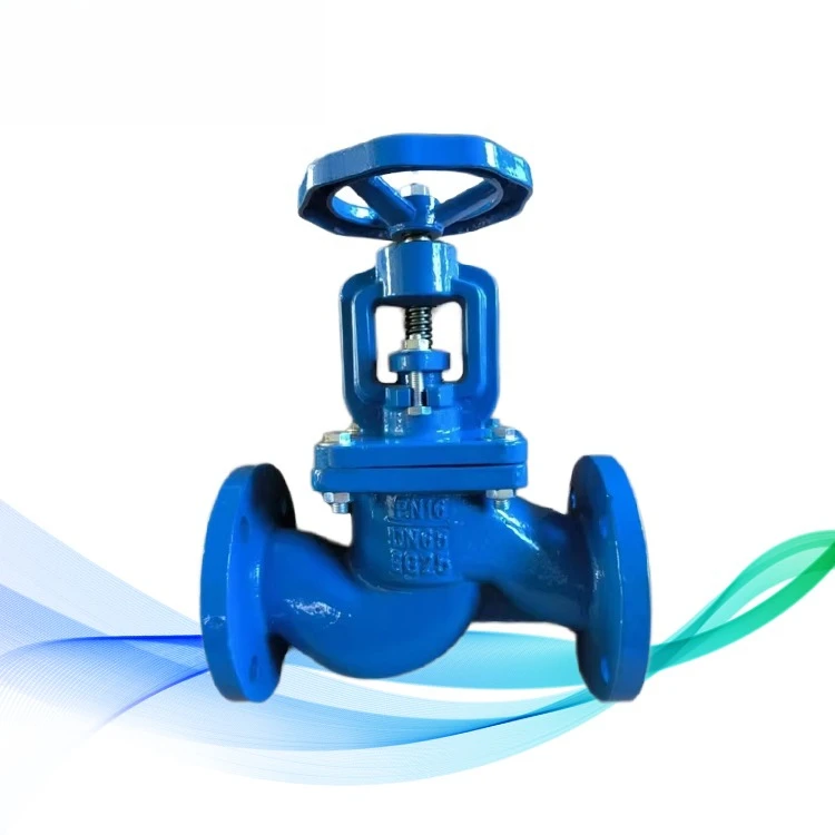 Промышленный высококачественный ручной фланцевый клапан с сильфонным уплотнением из чугуна ANSI PN16 DN15-DN200 для пара и воды