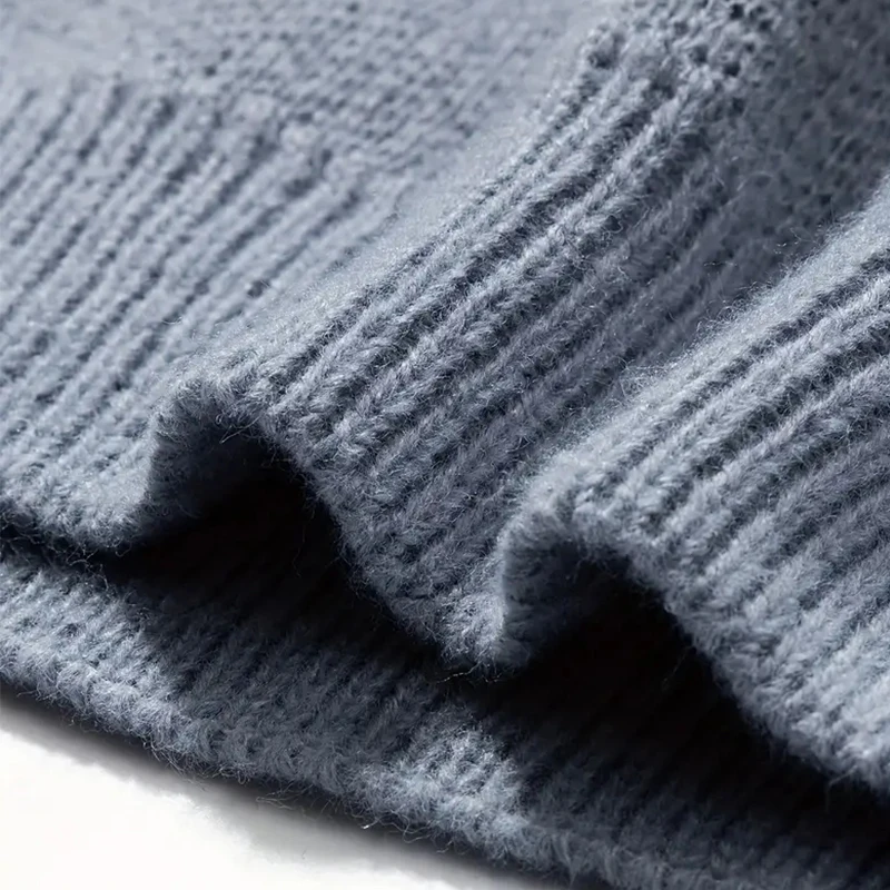 ผู้ชายถักเสื้อกันหนาวหลวมเยาวชนO-คอY2kเสื้อผ้า2024ฤดูหนาวHip Hop Skullพิมพ์VINTAGEเสื้อกันหนาวเสื้อแขนยาว