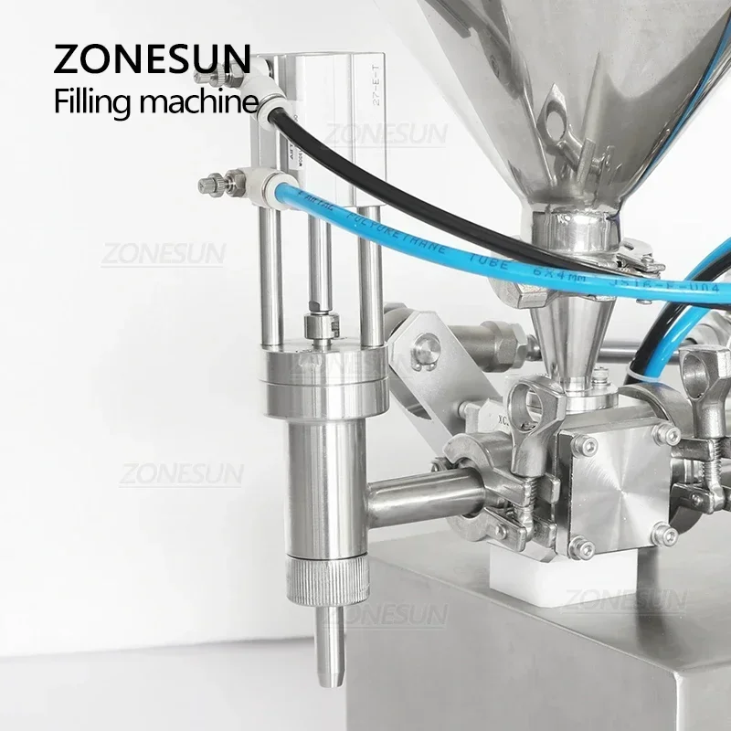 ZONESUN ZS-GTCP1 20L هوبر 2.5-25 مللي هوائي كريم اليد هلام مرطب للجسم آلة تعبئة الزجاجات مع اسطوانة السيراميك
