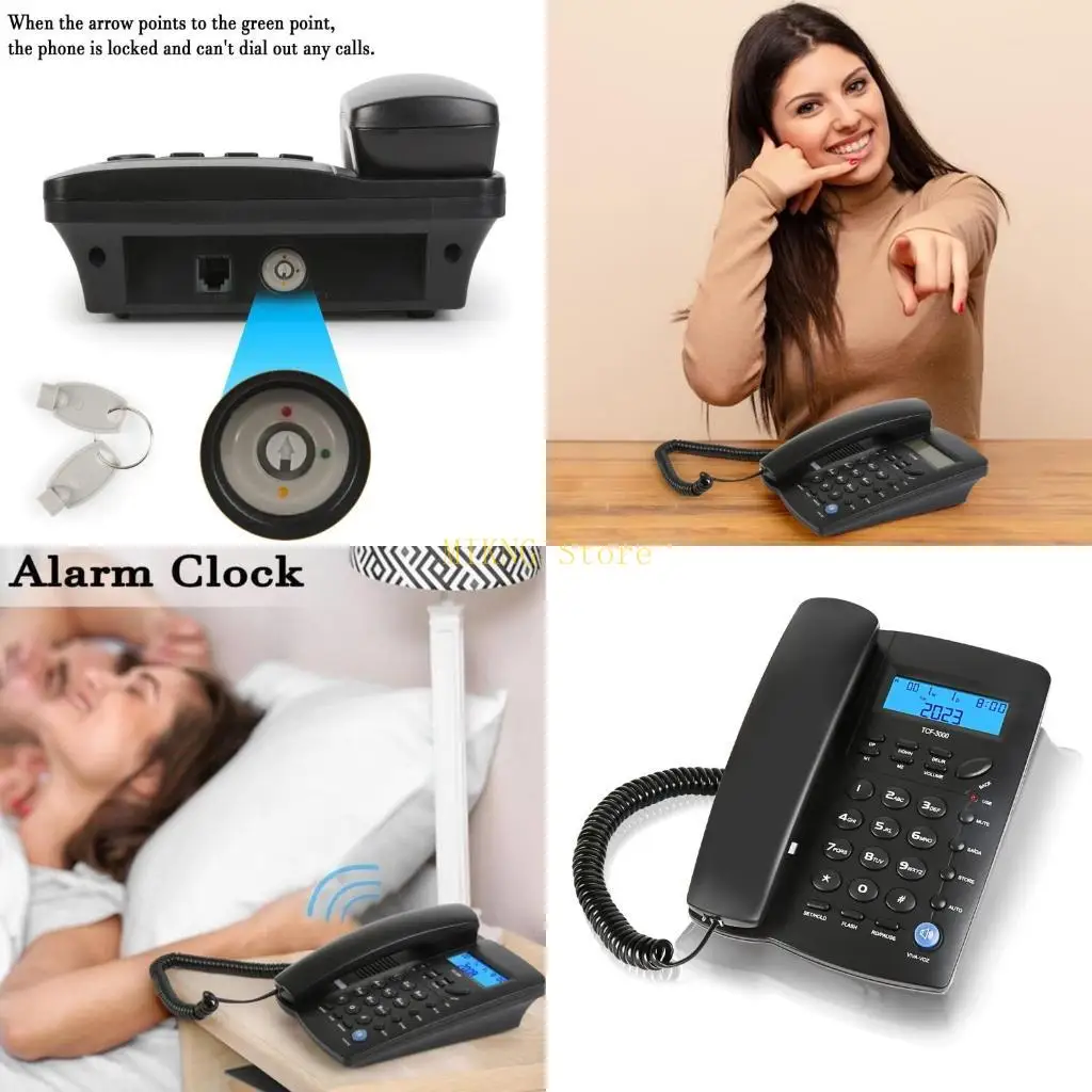 Landline Telephone Desktop Telephone Fixed Telephone Caller Telephone Front Desk best sale