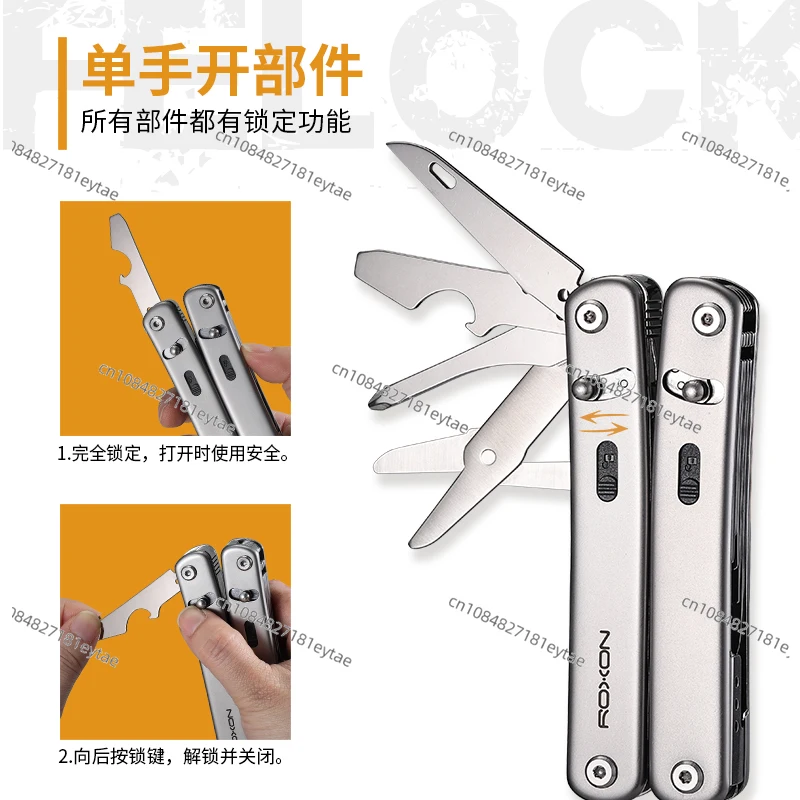 Roxon S804 Flex Multi tool Open-Source Modular Design and Customizable Multitool for Everyday Carry (EDC), Hobbies & Outdoors