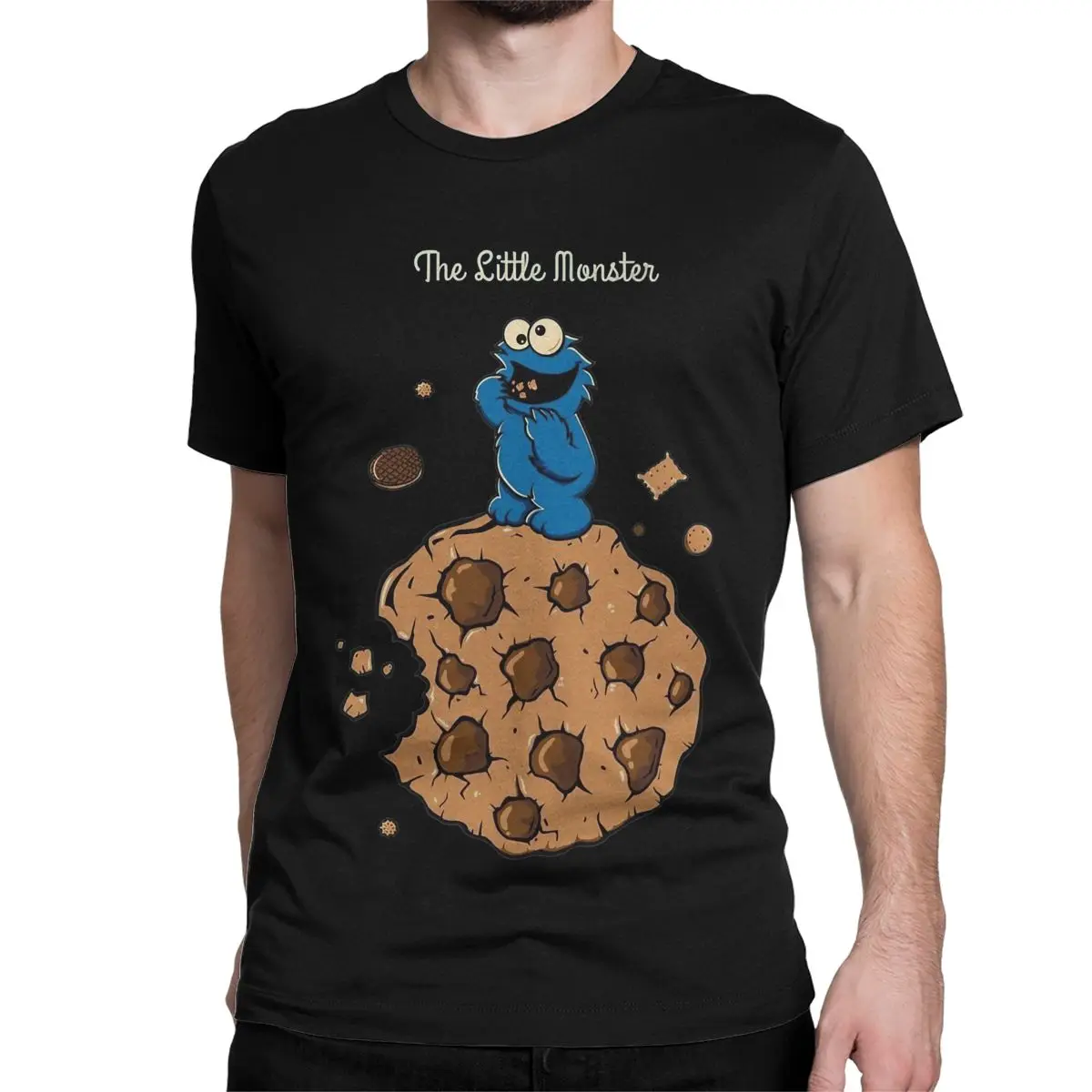 Cookie Monsters Cartoon T Shirt Men Women's Pure Cotton Vintage T-Shirt Sesames Streets Tees Short Sleeve Tops Printing