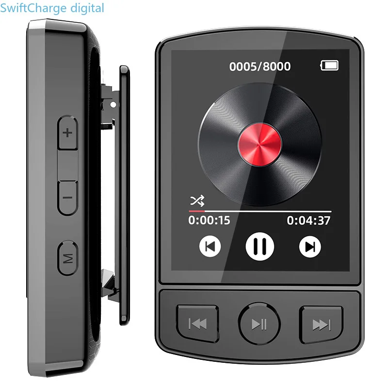 

Sports Back Clip MP3 and MP4 Recording Large Screen Bluetooth Sports Clip Walkman