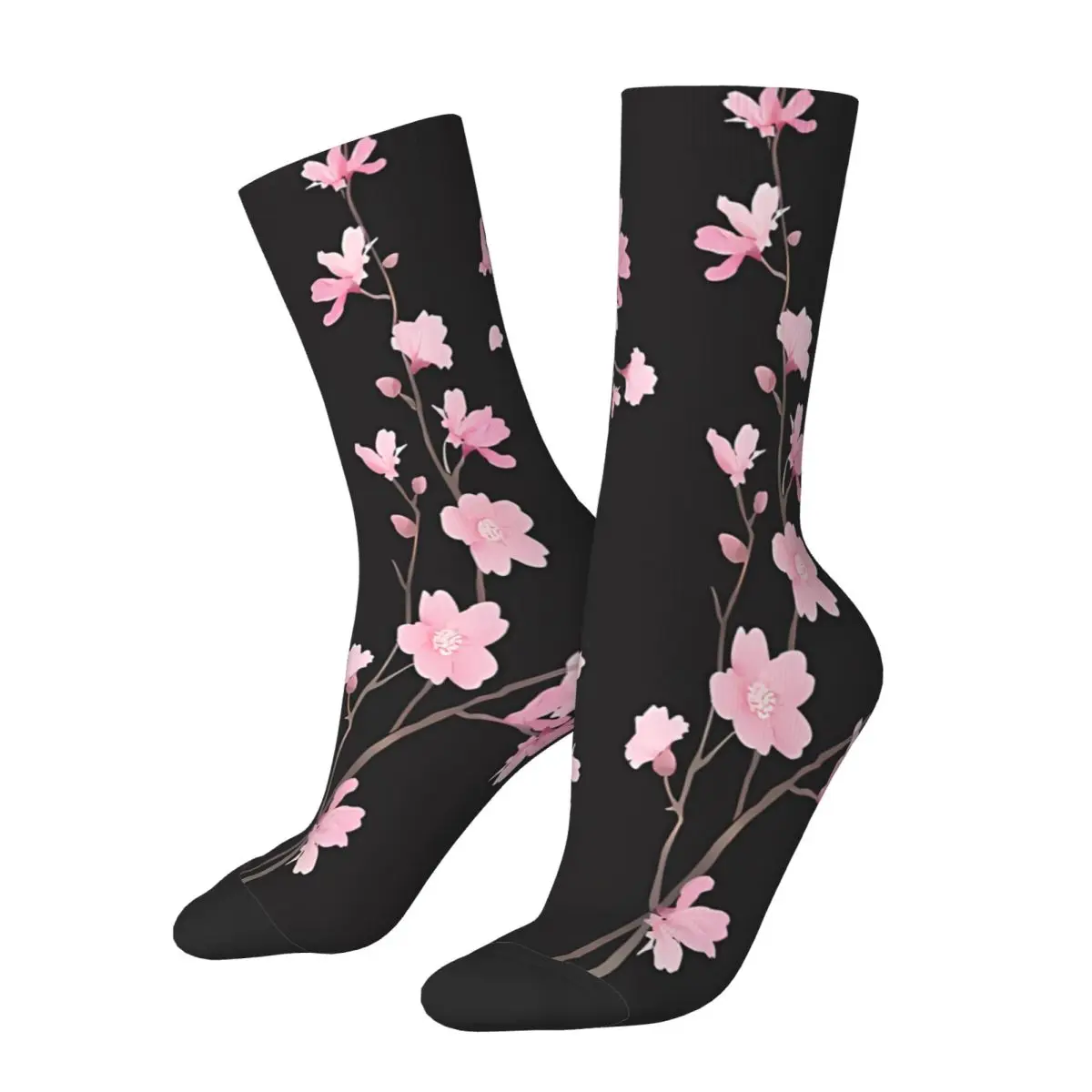 Flower Sock Printed Man Polyester