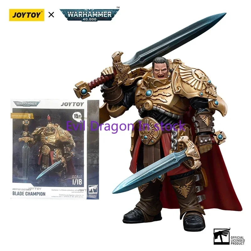 JOYTOY 1/18 Action Figure 40K Adeptus Custodes Blade Champion Anime Model Toy