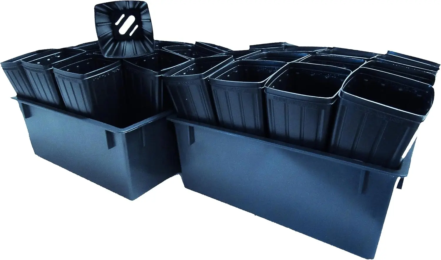 

Stuewe & Sons – Mini Treepot Growing Kit - TP49 – 4” x 9.5” Pots with 6” Deep Holding Trays – 2 Pack