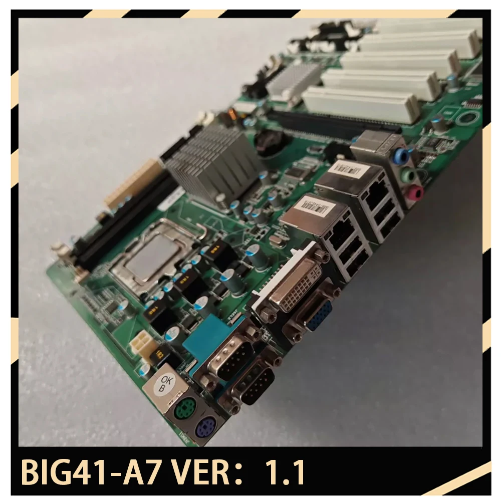 

SYM76941VGGA Dual port industrial control motherboard BIG41-A7 VER:1.1