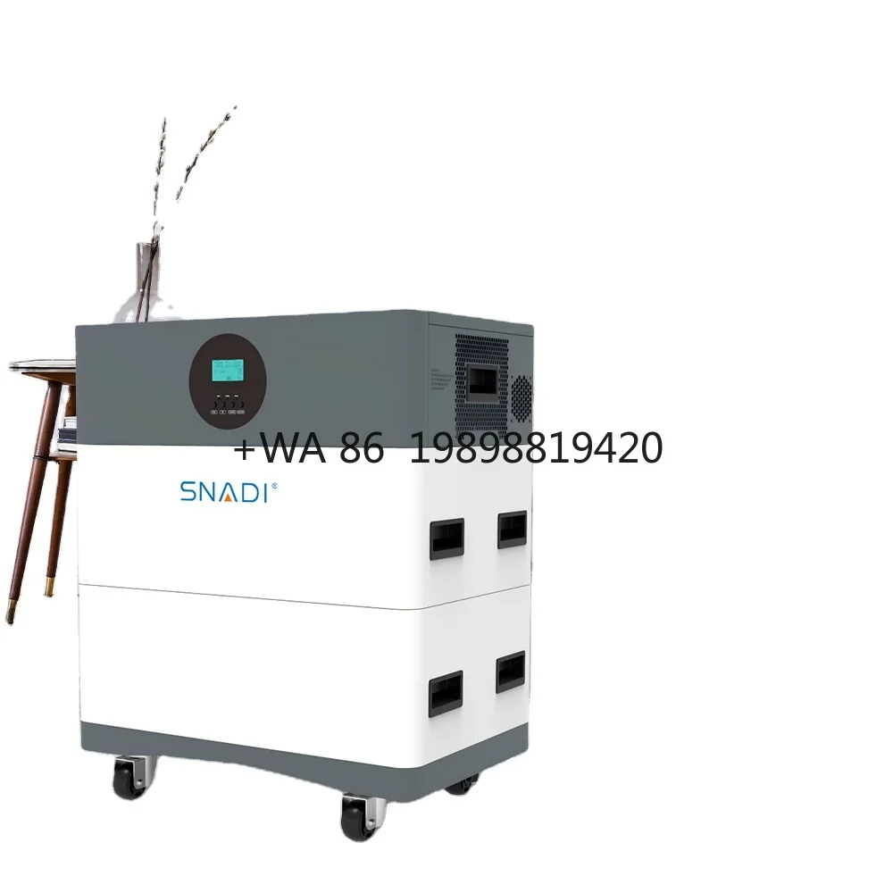 High Voltage Lifepo4 Battery 11Kw  Stackable Hybrid Solar Panel Generator House Home off Grid Solar System